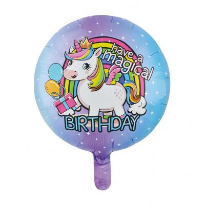 Unicorn Magical Birthday Folieballon (46cm)