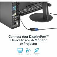 Adapter DisplayPort naar VGA Startech DP2VGA3 Zwart - thumbnail