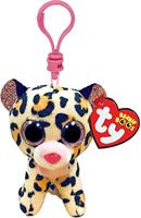 Ty Beanie boo&apos;s clip livvie leopard, 7cm - thumbnail