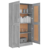 Boekenkast 82,5x30,5x185,5 cm bewerkt hout grijs sonoma eiken - thumbnail