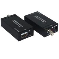 NK-C100IR 1080 P HDMI Over één coaxiale Extender (zender + ontvanger) met IR coaxiale kabel signaal bereik tot 100m (zwart) - thumbnail
