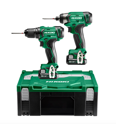 Hikoki KC12DAWAZ | Accu slagschroevendraaier en boor-schroefmachine 12V | Incl. accu's en lader | in koffer - KC12DAWAZ