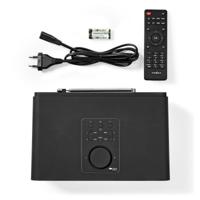 Internetradio | Tafelmodel | Bluetooth® / Wi-Fi | FM / Internet | 2.4 " | Kleurenscherm | 42 W | Afstandbestuurbaar | App-gestuurd | Koptelefoonoutput | Wekker | Slaaptimer | Zwart - thumbnail