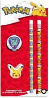 Pokémon stationery set 4 pieces - thumbnail