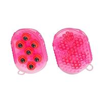 Borstel magneet massage roze - thumbnail