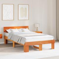 Bedframe Wasbruin 120 x 200 cm Massief grenenhout - thumbnail