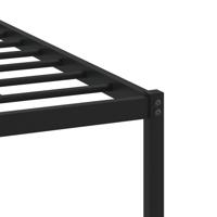 Bedframe zonder matras metaal gerookt eikenkleurig 200x200 cm - thumbnail