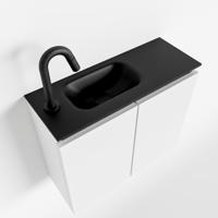 MONDIAZ TURE 60cm toiletmeubel talc. EDEN wastafel urban links 1 kraangat - thumbnail