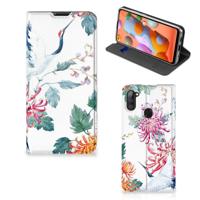 Samsung Galaxy M11 | A11 | Hoesje maken | Bird Flowers - thumbnail