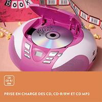 Lenco SCD37 Draagbare Radio/CD-Speler Roze - thumbnail