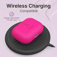 Catalyst Slim Case voor AirPods Pro Skin voor Apple AirPods Pro Charging Case, verwisselbare kleuren, beschermhoes Soft Skin, compatibel draadloos opladen - Neon Roze - thumbnail
