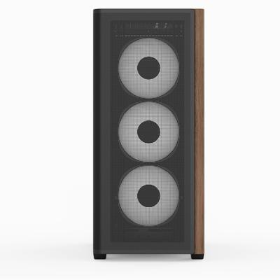 Aerocool D501A V2 zwart/hout - thumbnail