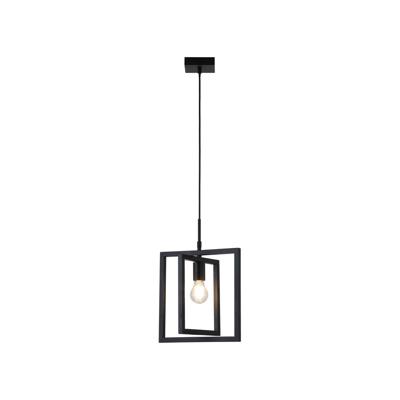 Searchlight Zwarte hanglampPlaza enkel - 23203BK