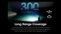 NiteCore NC-LR70 LR70 Campinglamp LED 3000 lm werkt op een accu 271 g Zwart - thumbnail