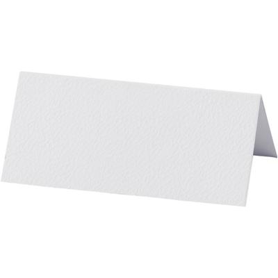 Creativ Company Naamkaarten, afm 9x4 cm, 220 gr, wit, 20 stuk/ 1 doos - thumbnail