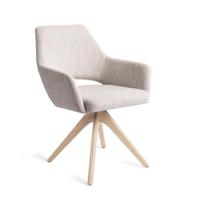 Jesper Home Yanai eetkamerstoel Pigeon revolve oak bleach - thumbnail