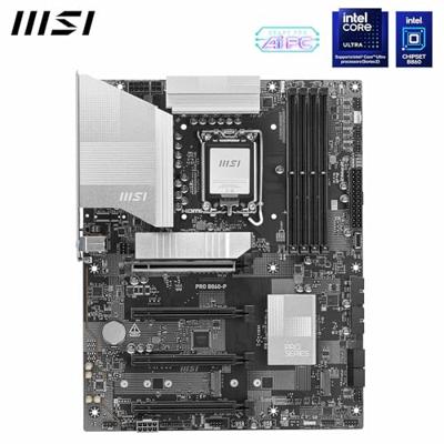 MSI B860-P Moederbord Socket Intel FC LGA 1851 Vormfactor ATX Moederbord chipset Intel® B860