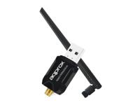 Adapter USB Wi-Fi approx! APPUSB600DA Zwart - thumbnail