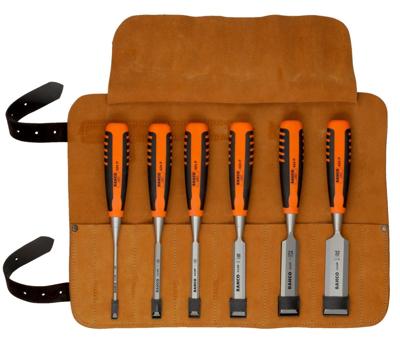 Bahco 424p-s6-lr | professionele beitelset | 6-delig | 424p-s6-lr - tweecomponentenhandgreep Bahco 424p-s6-lr | professionele beitelset | 6-delig | 424p-s6-lr - tweecomponentenhandgreep