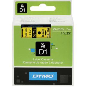 DYMO S0720980 Labeltape Polyester Tapekleur: Geel Tekstkleur: Zwart 24 mm 7 m