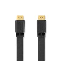 HDMI met ethernetkabel - HDMI (M) naar HDMI (M) - 1.5 m - zwart - vlak - thumbnail