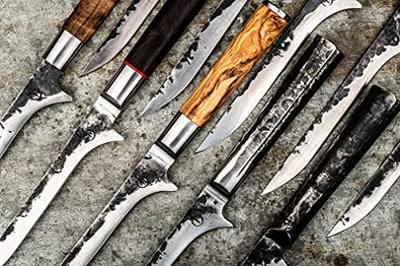 FORGED - Olive Forged - Uitbeenmes Olijfhout - thumbnail
