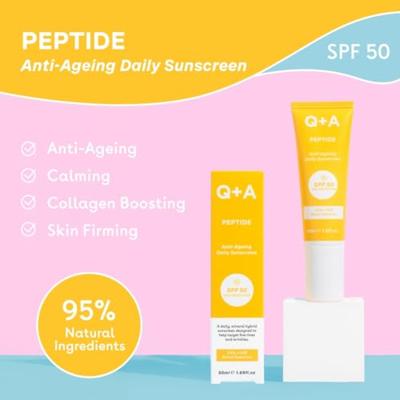 Q+A Zonnebrandcrème Peptide SPF 50