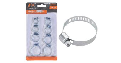 Redcliffs slangenklemmen 16-37 mm staal zilver 8 stuks Redcliffs slangenklemmen 16-37 mm staal zilver 8 stuks