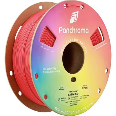 Polymaker CA05008 Panchroma™ Satin Filament PLA kunststof Hoge stijfheid, Gesatineerd 1.75 mm 1000 g Rood 1 stuk(s)