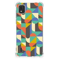 Nokia C2 2nd Edition Doorzichtige Silicone Hoesje Funky Retro - thumbnail