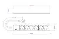 Bachmann 420.0018 Stekkerdoos Zwart Randaarde stekker 1 stuk(s) - thumbnail