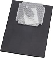 MAUL autowerkmap klemplaat, ft A4 staan, met afsluitbaar opbergvak, zwart, pak van 10 stuks - thumbnail