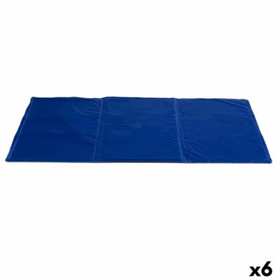 Kleed voor honden Verfrissend Blauw Schuim Gel 49,5 x 1 x 90 cm (6 Stuks)