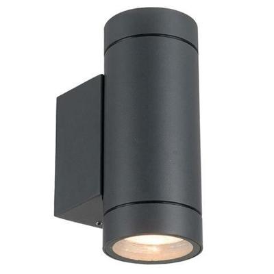 LED's Light Up & Down Light Wandlamp - 2x GU10 fitting - IP44 - Antraciet - Model Carpi