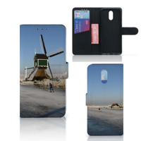 Nokia 2.3 Flip Cover Schaatsers - thumbnail