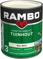 Rambo Pantserbeits Tuinhout Zijdeglans Dekkend - RAL 9010 - thumbnail