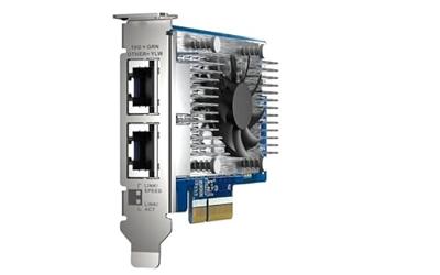 QXG-10G2T-X710 - Netwerkadapter - PCIe 3.0 x4 laag profiel - 10Gb Ethernet x 2 - voor QNAP QSW-1208-8C, QSW-M2108-2C QXG-10G2T-X710 - Netwerkadapter - PCIe 3.0 x4 laag profiel - 10Gb Ethernet x 2 - voor QNAP QSW-1208-8C, QSW-M2108-2C
