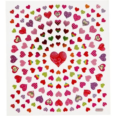 Creativ Company Stickers kleine harten, 1 vel