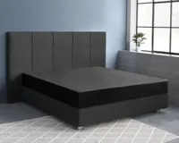 Primaviera Deluxe Satijnen Hoeslaken Zwart 180 x 210 cm - thumbnail