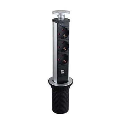 LEDmaxx TSD001 Stekkerdoostoren 3-voudig Aluminium, Zwart 1 stuk(s) LEDmaxx TSD001 Stekkerdoostoren 3-voudig Aluminium, Zwart 1 stuk(s)