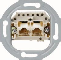 Enzo Kopp inbouw unit isdn cat5 2-voudig - thumbnail