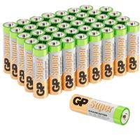GP GP15A-40 Super G-Tech 1.5V AA Alkaline batterijen (40 stuks) - thumbnail