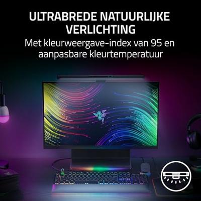 Razer Aether monitorlampje Zwart 500 lm - thumbnail