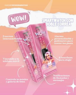 Smartwatch - KINDERLICENTIE - WOW GENERATION - Vanaf 6 jaar