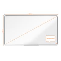 Nobo Premium Plus Widescreen whiteboard, gelakt staal, magnetisch, 69 x 122 cm - thumbnail