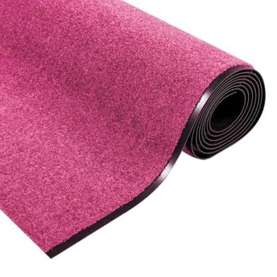 Deurmat Anders Roze en Zwart 120 x 350 cm Polyamide en PVC