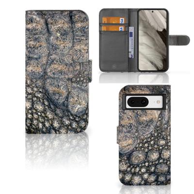 Google Pixel 8 | Telefoonhoesje | Met pasjeshouder | Krokodillenprint Google Pixel 8 | Telefoonhoesje | Met pasjeshouder | Krokodillenprint