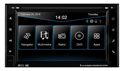 ESX VN620W Auto-mediareceiver (FLAC, MP3, WMA, AM, FM, 800 x 480 pixels, LCD, zwart, microfoons