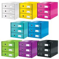 Ladenbox Leitz WOW Click & Store 3 laden groen - thumbnail