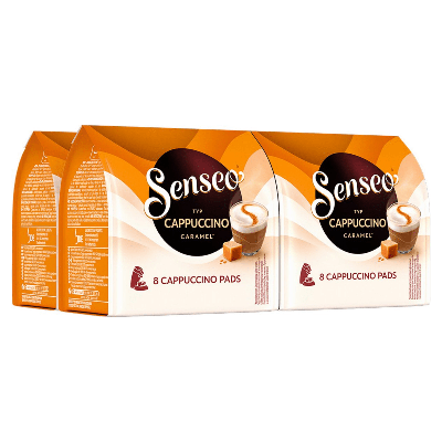 Senseo cappuccino caramel (4x 8-pads)